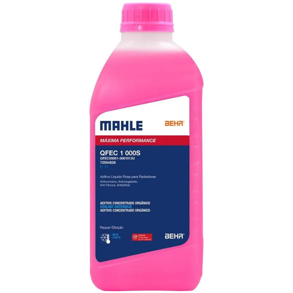 Aditivo Radiador Concentrado Mahle Rosa 1L – Pronto para Mistura